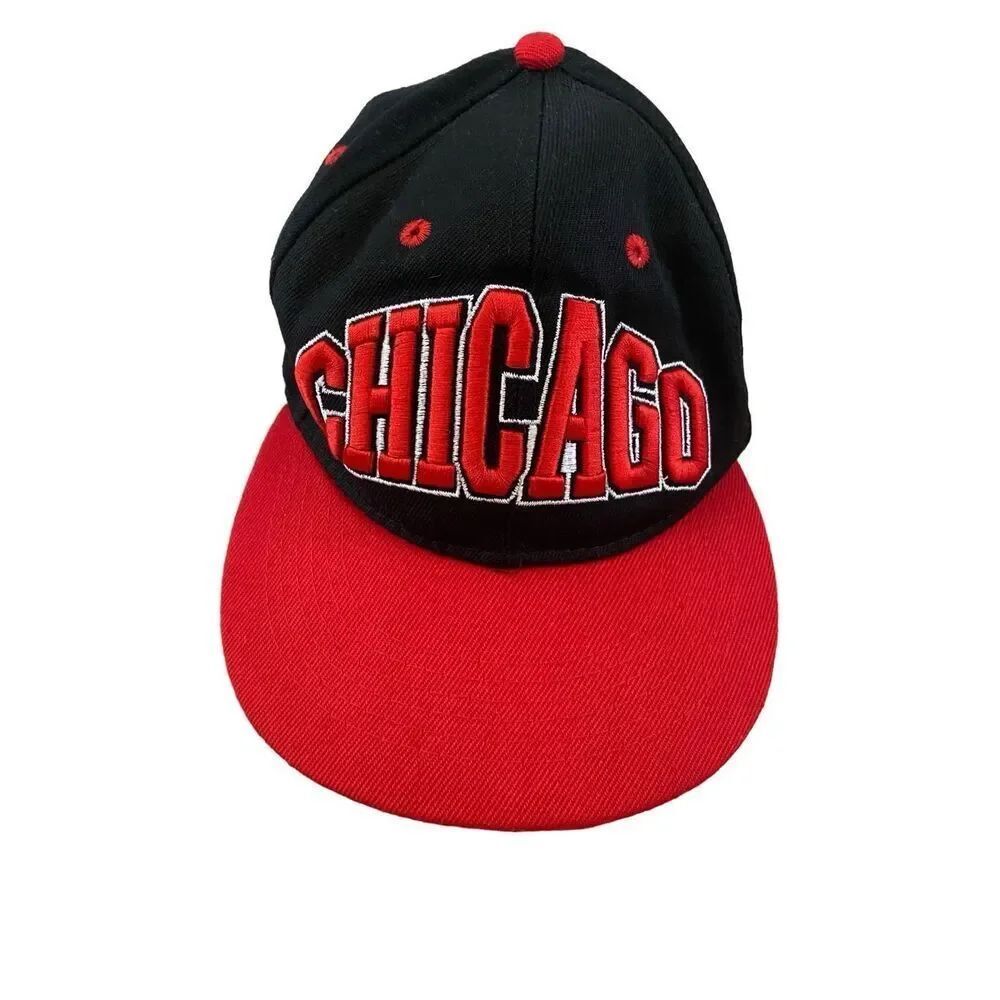 Chicago Snapback Flat Bill Hat Illinois Streetwear City Everyday Urban Casual